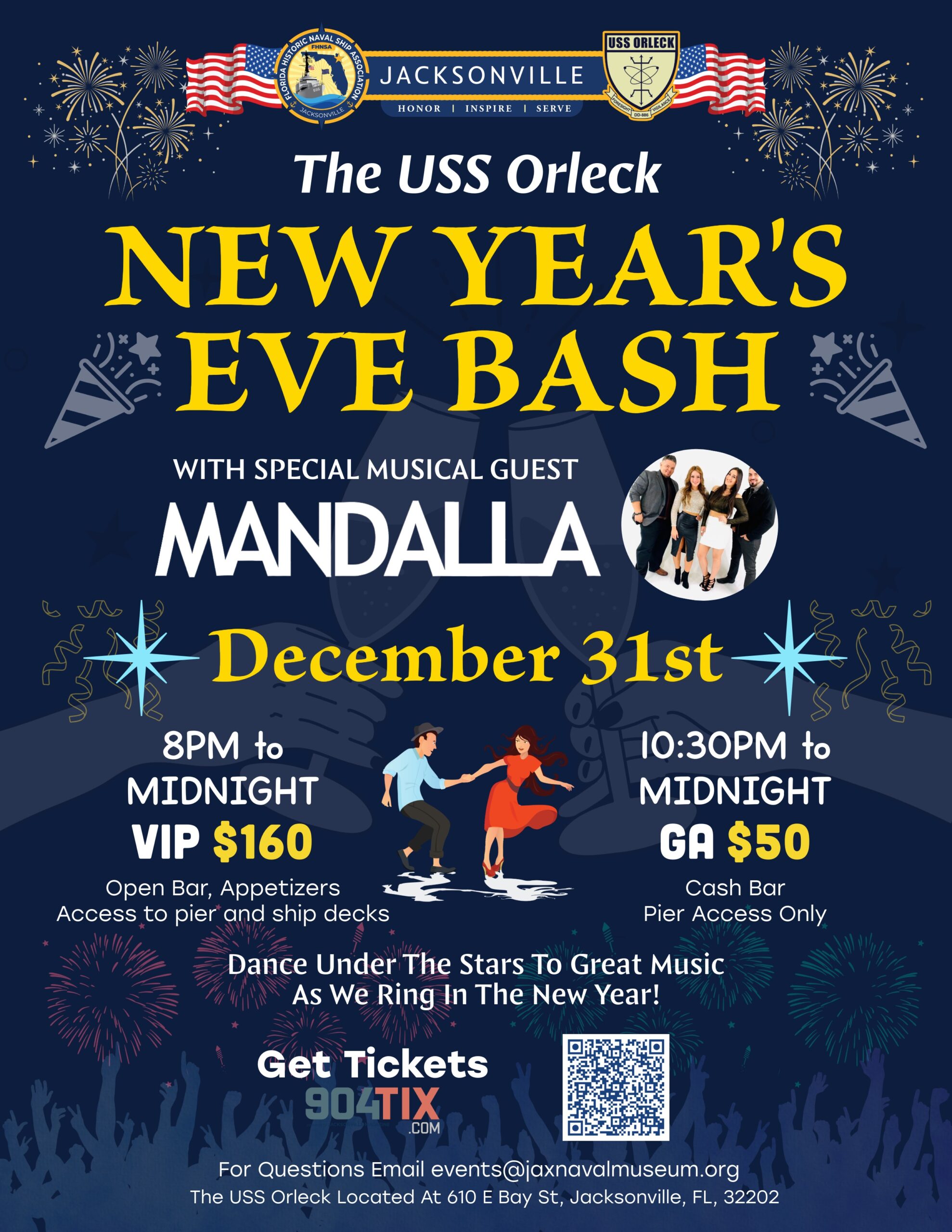 USS Orleck New Years Bash 2026