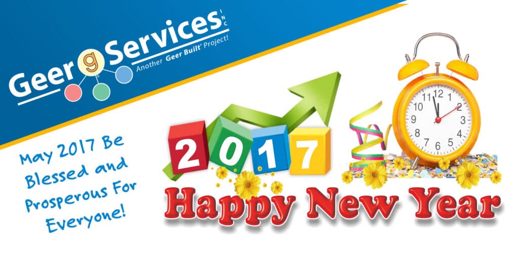 Happy New Year 2017 From Geer Services