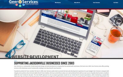 Geer Services Website Redesign