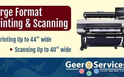 Large Format Printing and Scanning