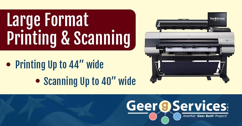 Large Format Printing and Scanning