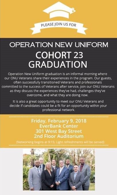Operation New Uniform Cohort 23 Graduation Hosted By EverBank
