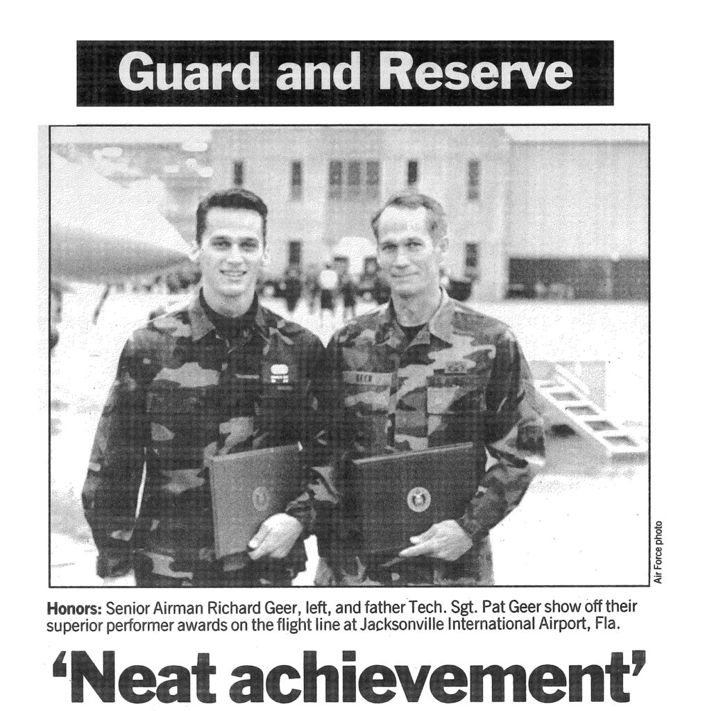 Pat and Richard Geer are both Air Force Veterans